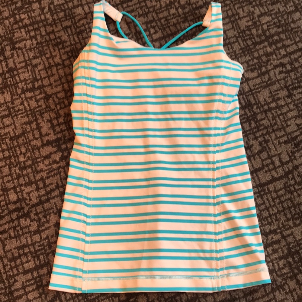 Lulu lemon racerback with shelf bra